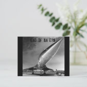 Carte Postale Fin d'une époque, Concorde, New York (Debout devant)