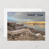 Carte Postale Final de tarde em Budapeste - Hungria (Devant / Derrière)