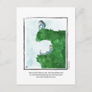 Carte Postale FIND HIM cartoon par Ellen Elliott