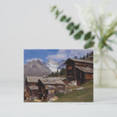 Carte Postale Findeln, Zermatt, Suisse (Debout devant)