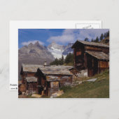 Carte Postale Findeln, Zermatt, Suisse (Devant / Derrière)