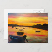 Carte Postale Findhorn Sunset (Devant / Derrière)