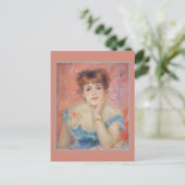 Carte Postale Fine Art Portrait Actrice Jeanne Samary Renoir (Debout devant)