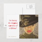 Carte Postale Fine Art Postcard - Shopping Experience (Devant / Derrière)