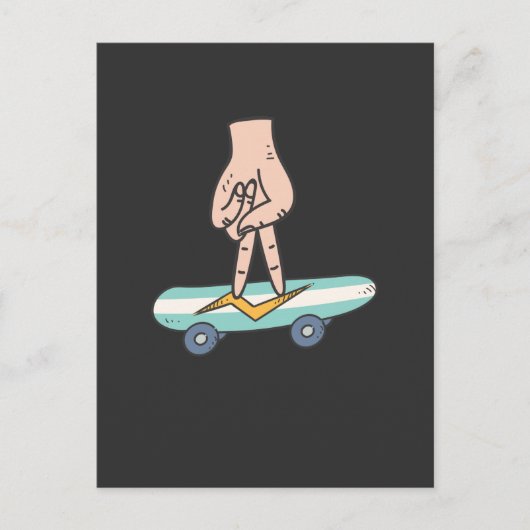 Carte Postale Fingboard Hobby Fingboard (Devant)