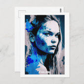 Carte postale finlandaise - Portrait - World of Wo (Devant / Derrière)