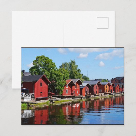 Carte postale Finlande (Devant / Derrière)