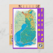 Carte Postale Finlande, Suomi (Devant / Derrière)