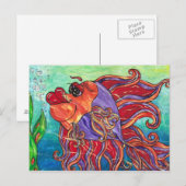 Carte Postale Finny the Fighting Fish Postcard (Devant / Derrière)