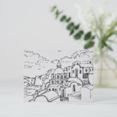 Carte Postale Fira, île de Santorin, Grèce (Debout devant)