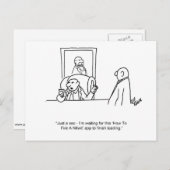 Carte postale "Fire a Nitwit" pour l'Humour d'entr (Devant / Derrière)