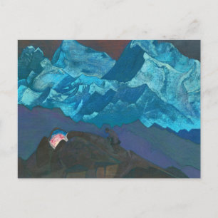 Carte Postale Fire Blossom, 1924 par Nicholas Roerich