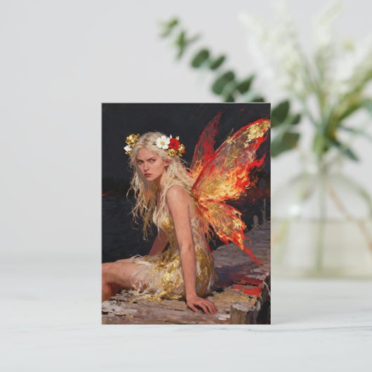 Carte Postale Fire Fairy With Attitude (Debout devant)