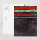 Carte postale "Fire Fight" Abstract Design (Devant / Derrière)