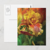 Carte postale Fire Goddess Art (Devant / Derrière)