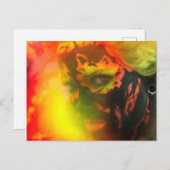 Carte Postale Fire Goddess PELE (Devant / Derrière)