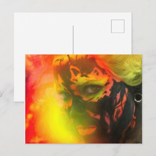 Carte Postale Fire Goddess PELE (Devant / Derrière)