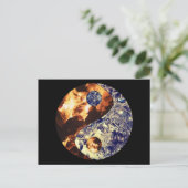Carte postale Fire & Ice Yin Yang (Debout devant)