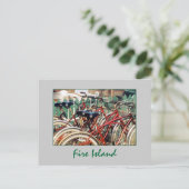 Carte postale 'Fire Island Bicyclettes' (Debout devant)