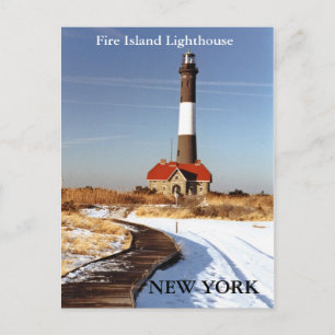 Carte Postale Fire Island Lighthouse, New York Postcard