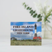 Carte Postale Fire Island Lighthouse, New York Postcard (Debout devant)