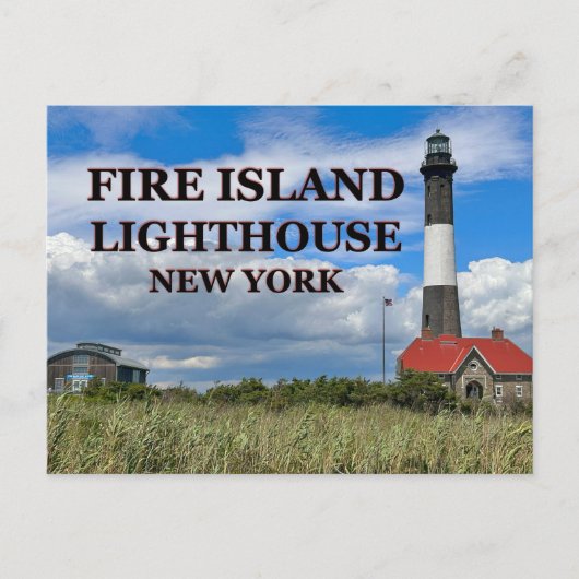Carte Postale Fire Island Lighthouse, New York Postcard (Devant)