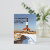 Carte Postale Fire Island Lighthouse, New York Postcard (Debout devant)