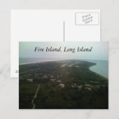 Carte Postale Fire Island, Long Island (Devant / Derrière)