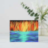 Carte Postale Fire & Water Christian Prhetic Art Abstrait (Debout devant)