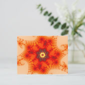 Carte Postale Fire Web - Art fractal (Debout devant)