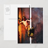 CARTE POSTALE FIREFIGHTER (Devant / Derrière)