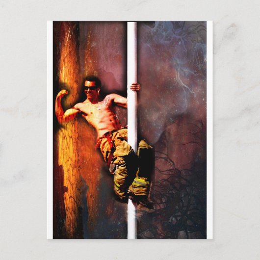 CARTE POSTALE FIREFIGHTER (Devant)