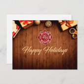 Carte Postale Firefighter (Devant / Derrière)