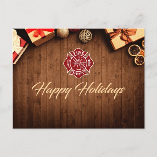 Carte Postale Firefighter (Devant)