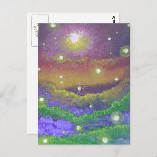 Carte postale Fireflets (Devant / Derrière)