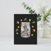 Carte Postale Fireflies Insectes de Camping (Debout devant)