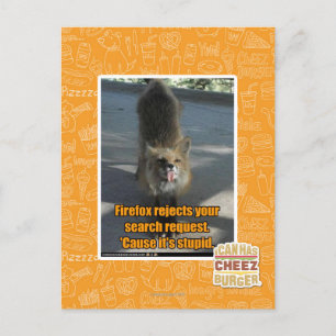 Carte Postale Firefox rejette