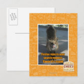 Carte Postale Firefox rejette (Devant / Derrière)
