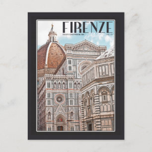 Carte Postale Firenze Duomo
