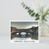 Carte Postale FIRENZE - Ponte Vecchio (Debout devant)