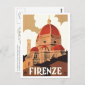 Carte Postale Firenze Poster Post Card (Devant / Derrière)