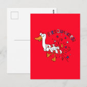 Carte postale Firequackers 4 juillet Canard (Devant / Derrière)