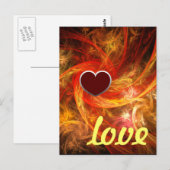 Carte postale Firestorm Love (Devant / Derrière)