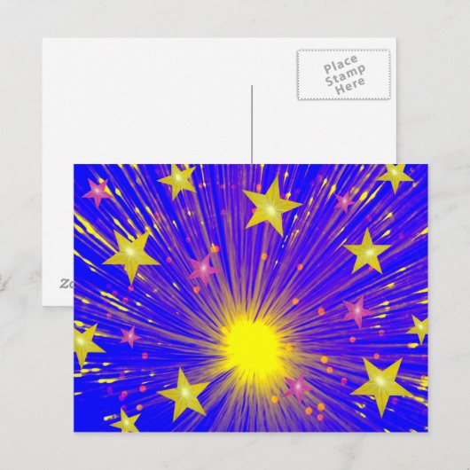 Carte postale Firework (Devant / Derrière)