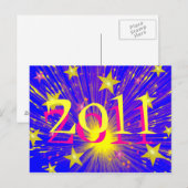 Carte postale Firework '2011' (Devant / Derrière)