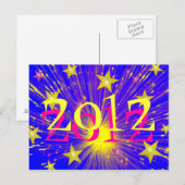 Carte postale Firework '2012' (Devant / Derrière)