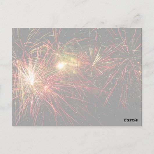 Carte Postale Firework 33 (Dos)