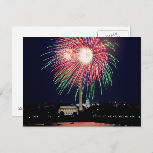 Carte postale Fireworks (Devant / Derrière)