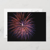 Carte postale Fireworks (Devant / Derrière)