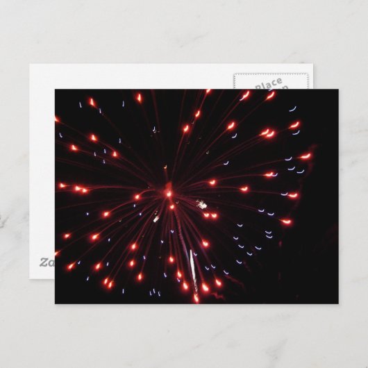 Carte postale Fireworks (Devant / Derrière)